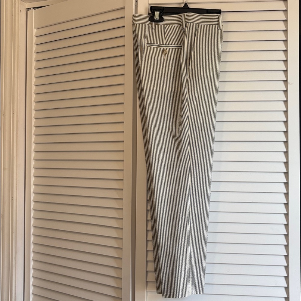 Boys size 8 seersucker pants